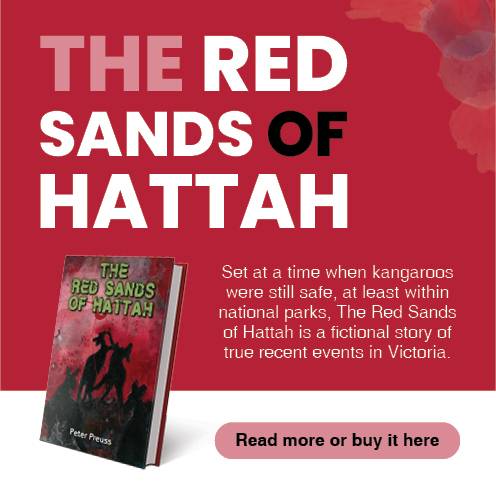 Advert for The Red Sands of Hattah Book by Peter Preuss